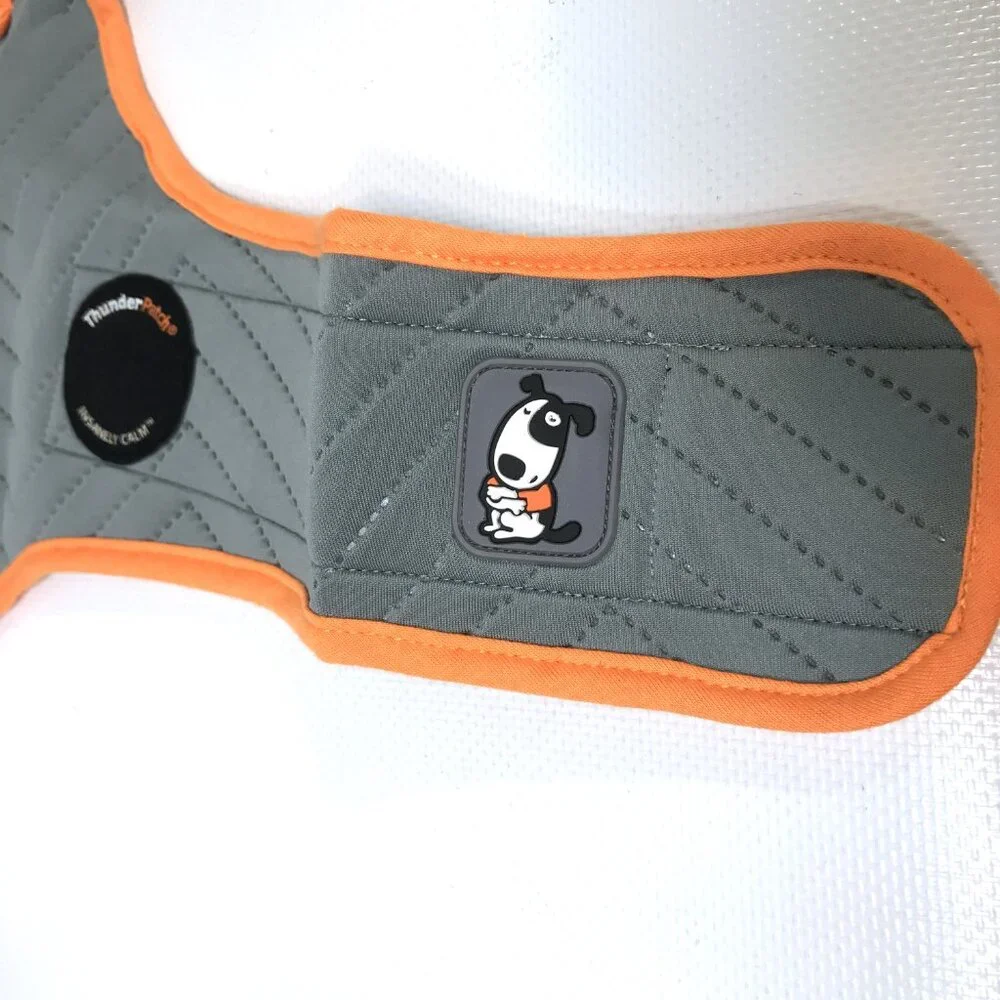 ThunderShirt Dog Harness Anxiety Relief Size M Gray Orange